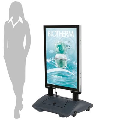 LED Wind-Sign Kundenstopper mit Beleuchtung - A1