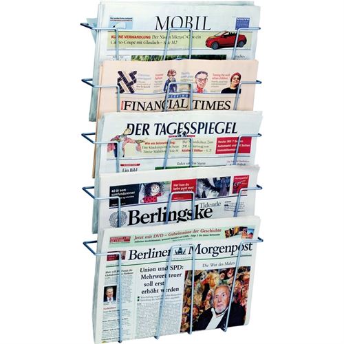 Agenda Zeitungshalter zur Wandmontage x5