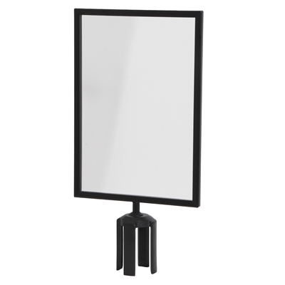 A3 Plakatrahmen Hochformat für Absperrständer - Schwarz