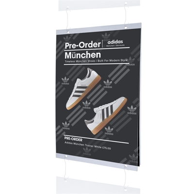 APET Plakattasche mit 4 Aufhängelöchern - A3