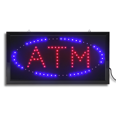 "ATM" LED Leuchtschild 