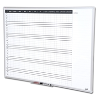 Whiteboard Jahresplaner Plantafel - 120x90 cm