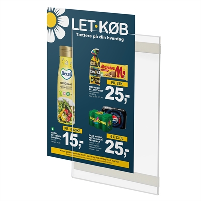 Akryl Hochformat selbstklebender Plakathalter - A7