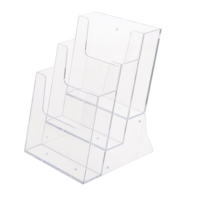 Acryl Tischprospekthalter für 3 x A5