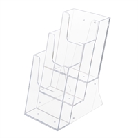 Acryl Tischprospekthalter für 3 x DIN LANG