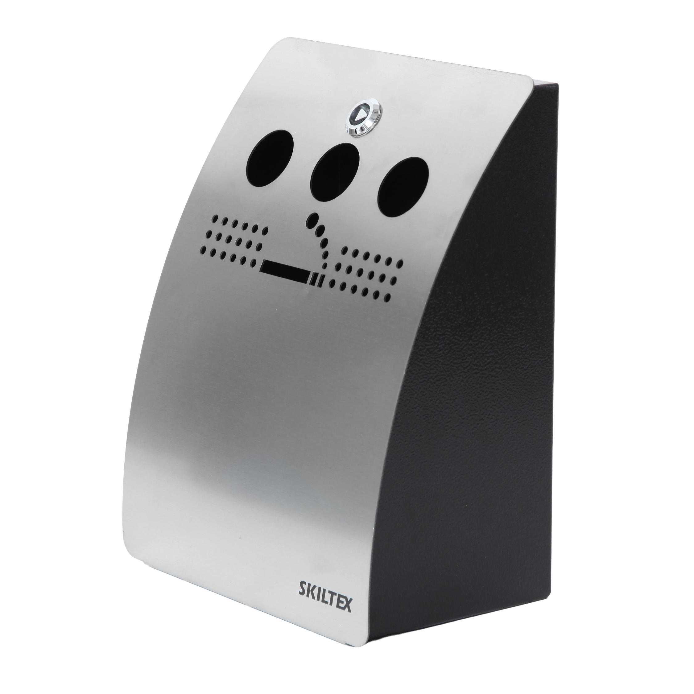 AshMax Diablo Außen Aschenbecher - Edelstahlfront