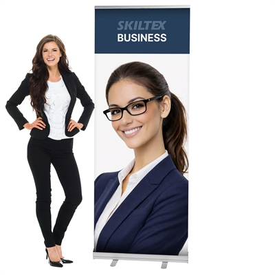 BUSINESS Roll Up Banner inkl. Druck - 80 x 200 cm