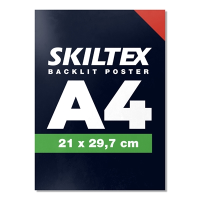 A4 Plakat - Backlight mit eigenem Druck