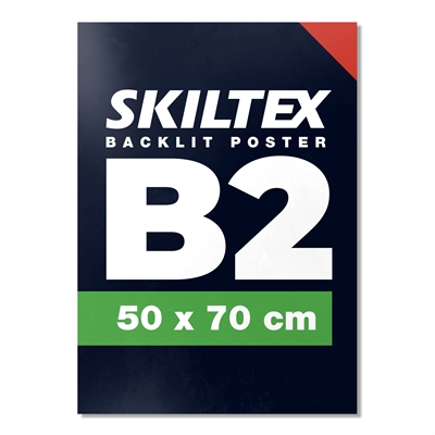 B2 - 50x70 cm Plakat - Backlight mit eigenem Druck