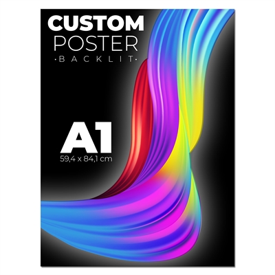 A1 Backlit Plakat für Leuchtrahmen