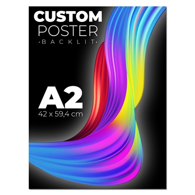 A2 Backlit Plakat für Leuchtrahmen
