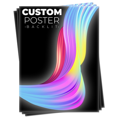Backlit Plakate für Leuchtrahmen