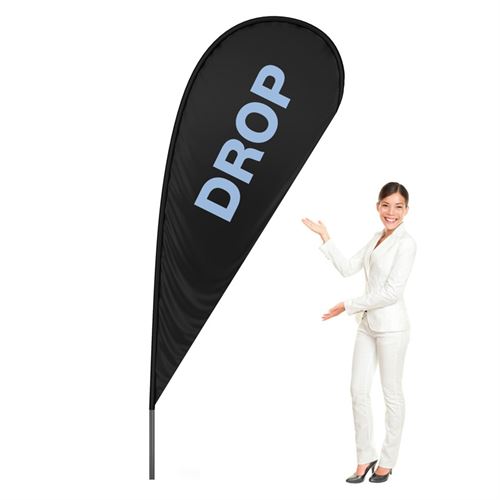 BeachFlag Drop - MEDIUM - 69x181 cm - Inkl. Druck