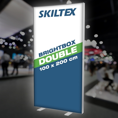 BrightBox Double LED Leuchtwand - 100x200 cm - Inkl. Druck
