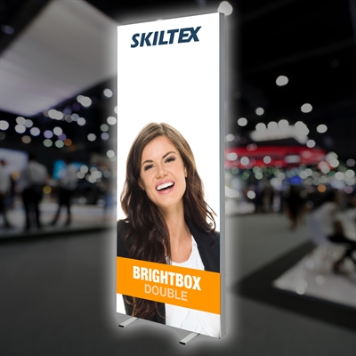 BrightBox Double LED Leuchtwand - 100x240 cm - Inkl. Druck