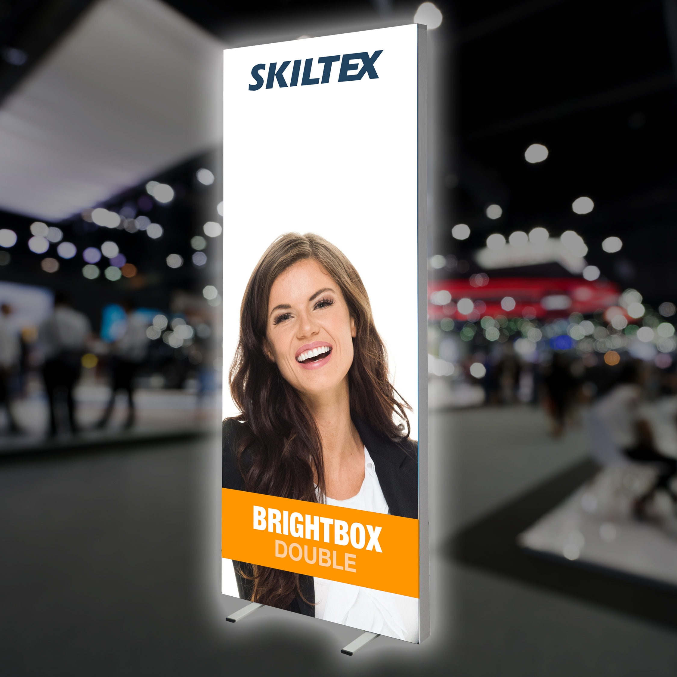 BrightBox Double LED Leuchtwand - 100x240 cm - Inkl. Druck