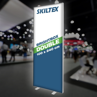 BrightBox Double LED Leuchtwand - 100x240 cm - Inkl. Druck