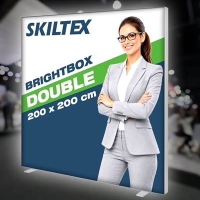 BrightBox Double LED Leuchtwand 200x200 cm - Inkl. Druck 