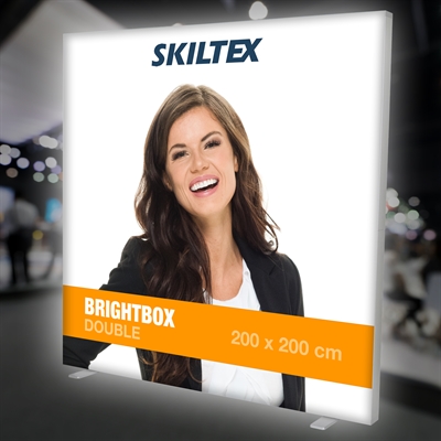 BrightBox Double LED Leuchtwand 200x200 cm - Inkl. Druck 