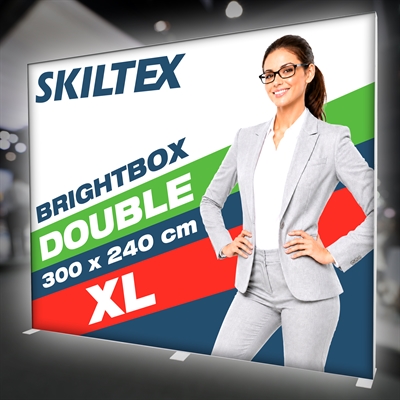 BrightBox Double XL LED Leuchtwand - 300x240 cm - Inkl. Druck
