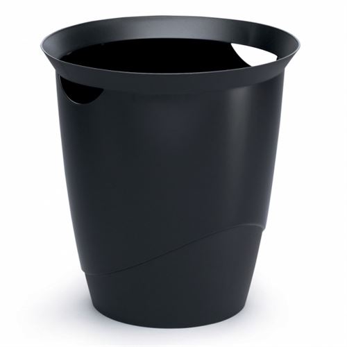 Cassia Papierkorb 16 Liter, schwarz