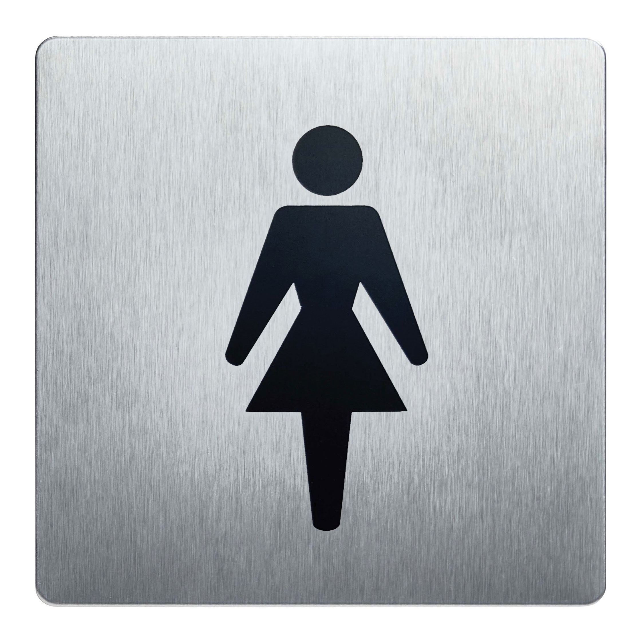 Damen-WC Piktogramm - 90x90 mm