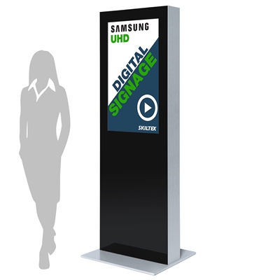Doppelseitiges Digital Totem Schild - 43'' Display