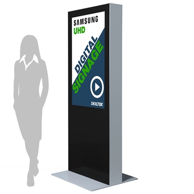 Doppelseitiges Digital Totem Schild - 50'' Display