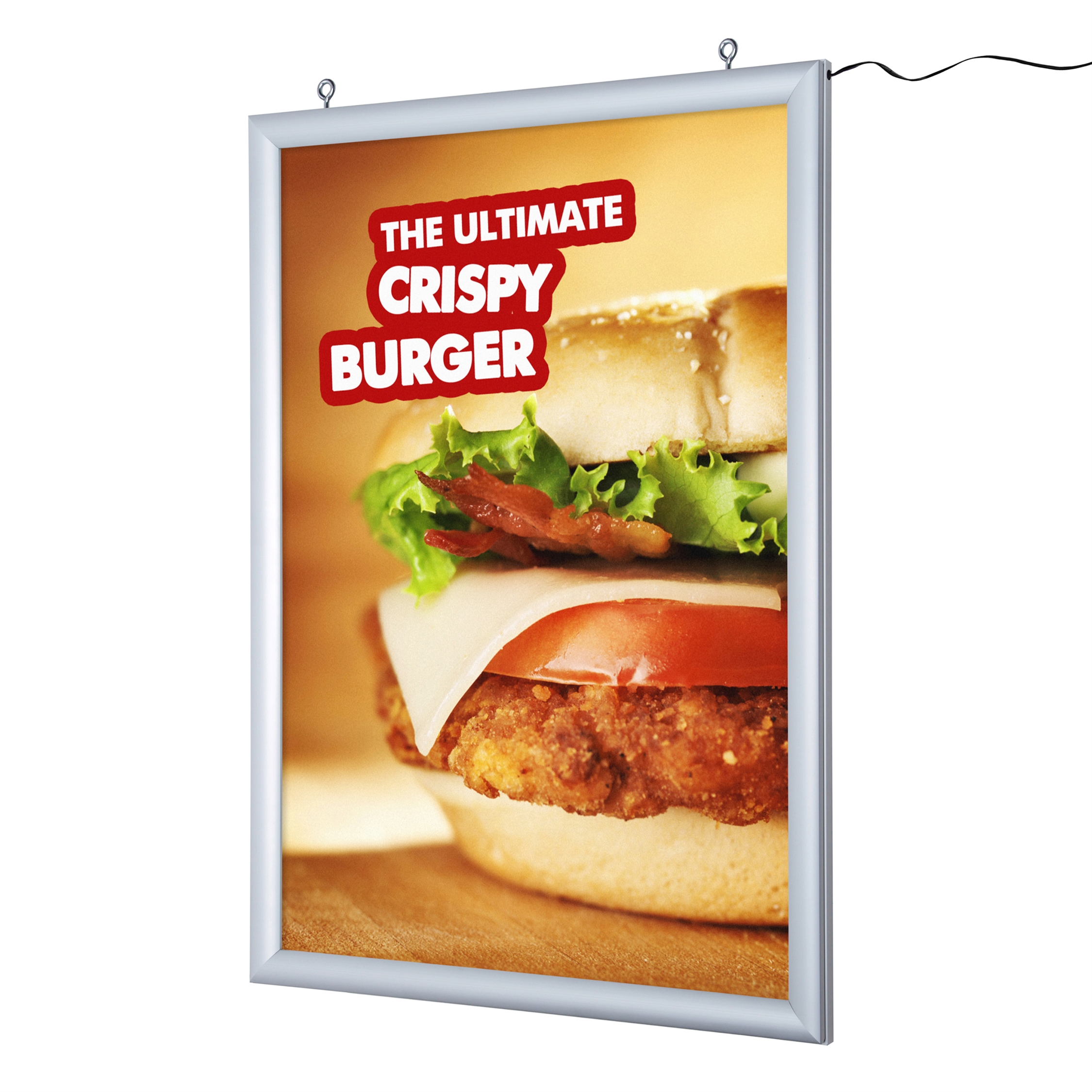 Doppelseitiger LED Plakatrahmen - 50 x 70 cm