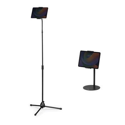 Durable Tablet-/iPad-Halter mit Arm und Boden-/Tischstativ