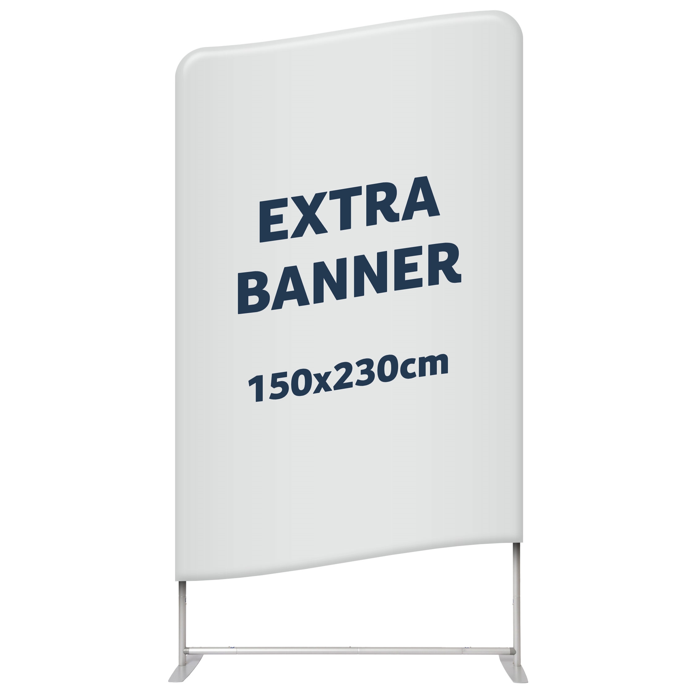 Extra Banner für Zipper Wall - 150x230 cm - inkl. Druck auf beiden Seiten