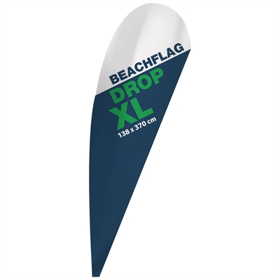 Flagge für BeachFlag Drop XL - 138x370 cm