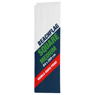 Flagge für Beachflag Square - MEDIUM - 84x260 cm