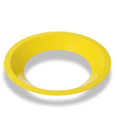 Gelber Metalldeckel für Duo & Trio Abfallstationen