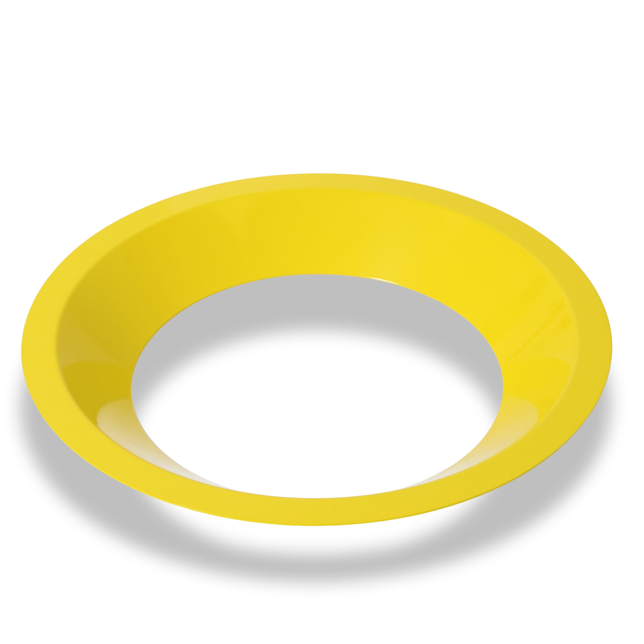 Gelber Metalldeckel für Duo & Trio Abfallstationen