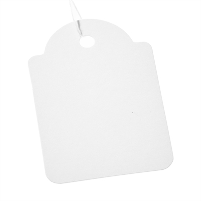 Hängetag mit Schnur 36x53 mm - Packung mit 1000 Stk.