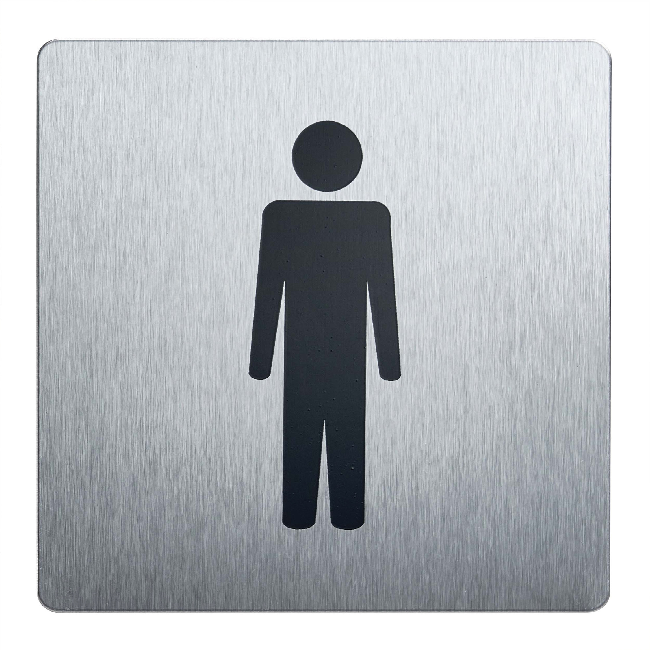 Herren-WC Piktogramm - 90x90 mm