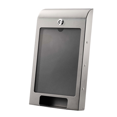 Hundekotbeutelspender mit A4 Infodisplay - Grau
