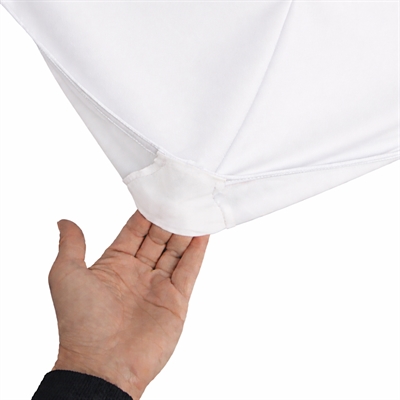 Husse für Stehtisch Ø80 cm - Weiß