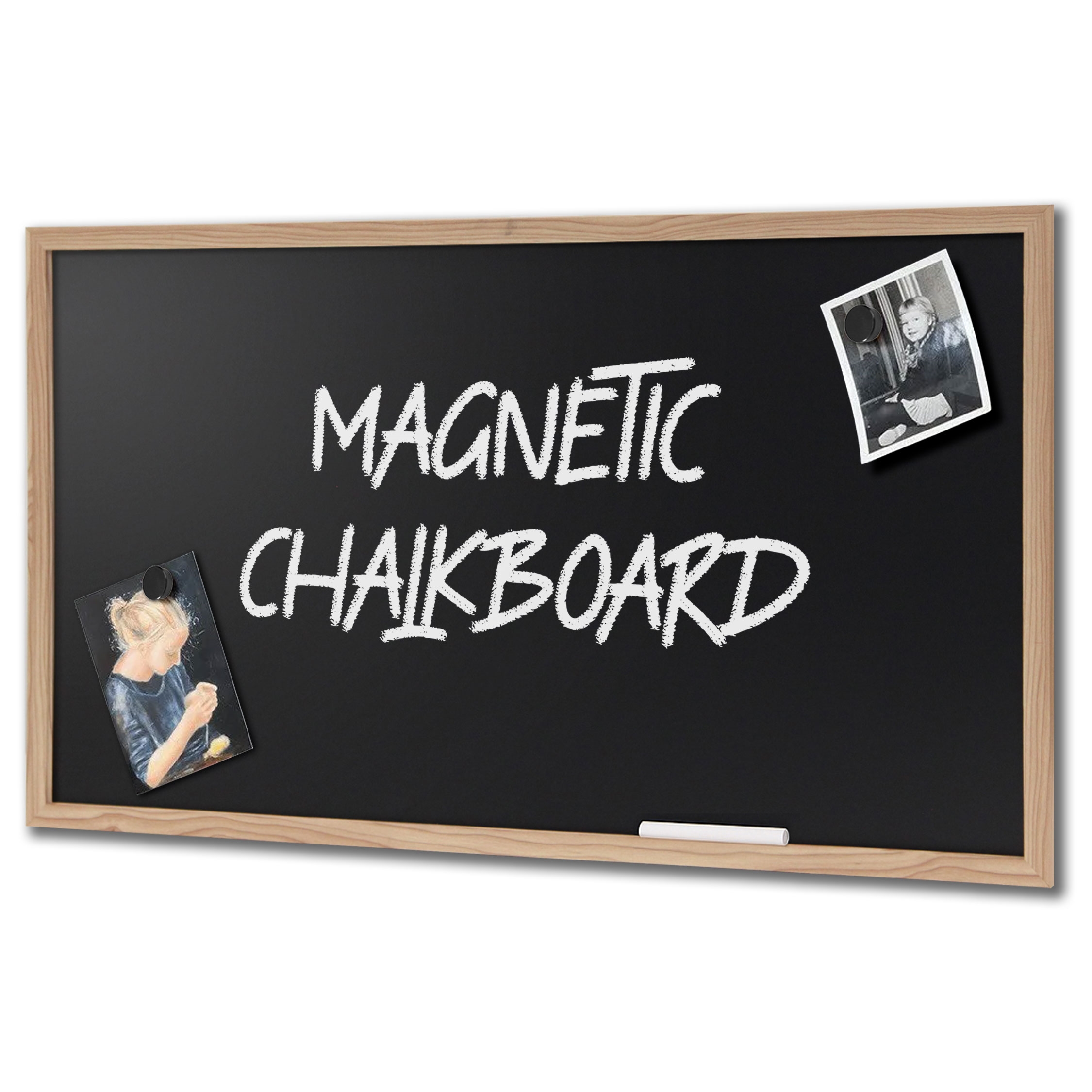 SKILTEX Magnetische Kreidetafel für die Wand - 56x100 cm