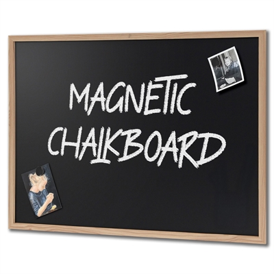 SKILTEX Magnetische Kreidetafel für die Wand - 60x80 cm