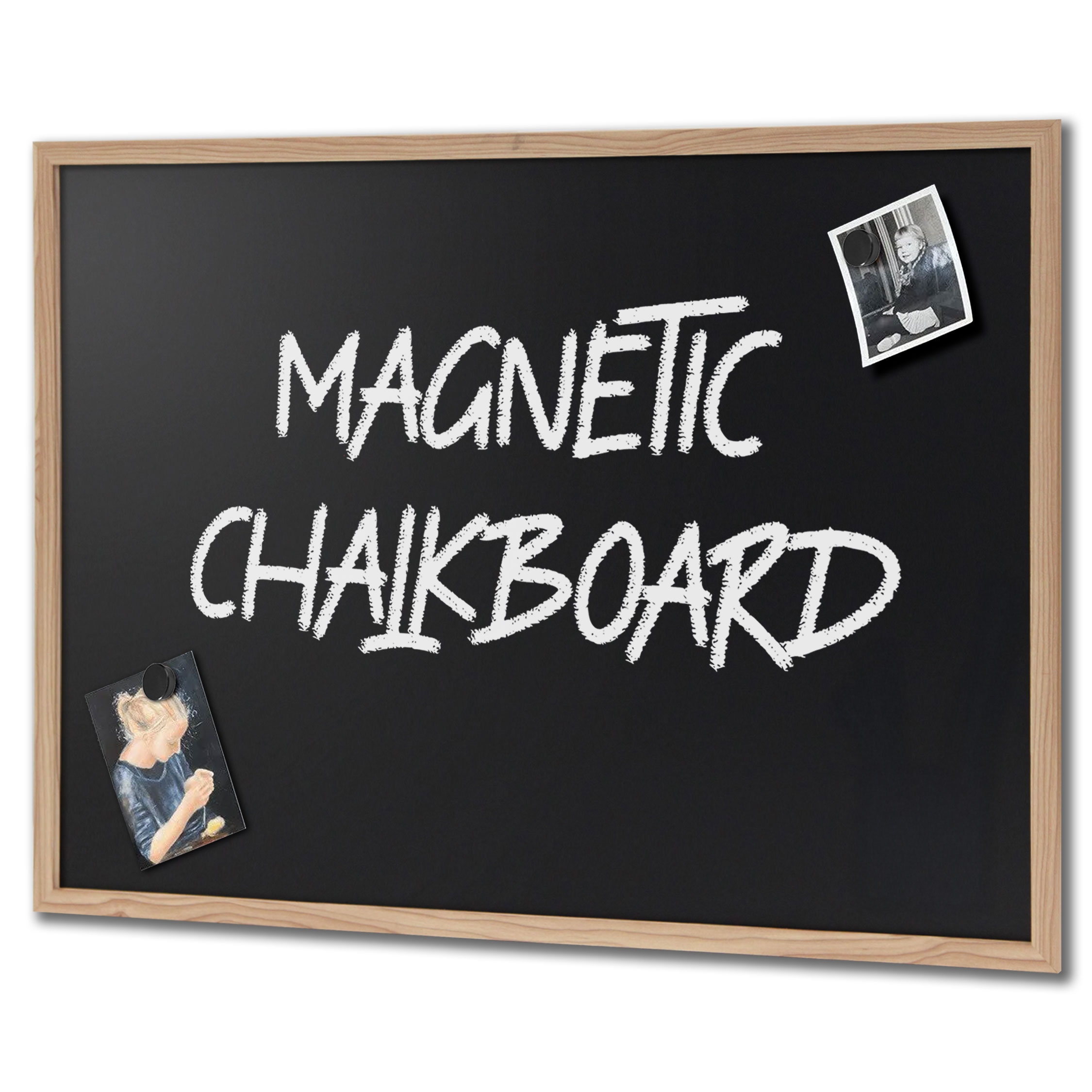 SKILTEX Magnetische Kreidetafel für die Wand - 60x80 cm
