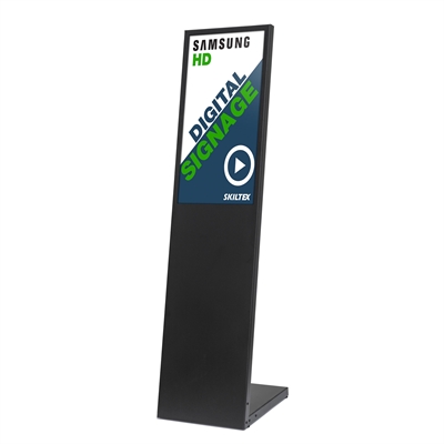 L-Stand Digitales Schild - Schwarz