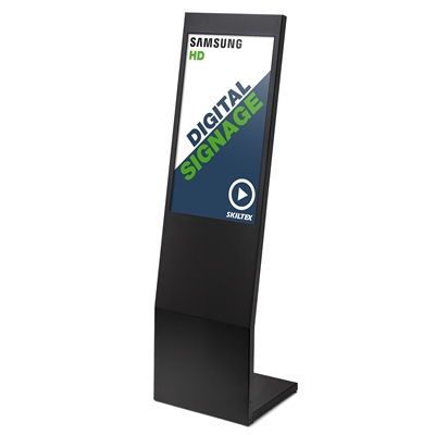 L-Stand Digitales Schild - Schwarz