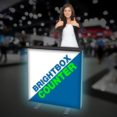 LED Brightbox Counter / Messetheke - Inkl. Druck