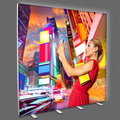 LED Deluxe Leuchtwand 200x200 cm - Inkl. Druck 