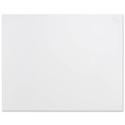 NAGA Pure White Glastafel - 120x90 cm
