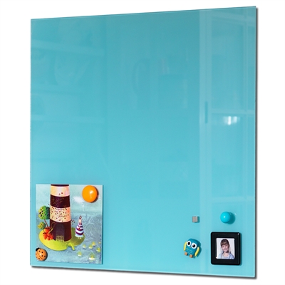 NAGA Nord Magnettafel Glas – Hellblau 45x45 cm