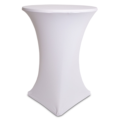Husse für Stehtisch Ø80 cm - Weiß