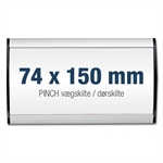 PINCH 74x150 mm - Büroschild / Türschild